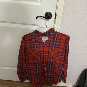 Red and blue flannel